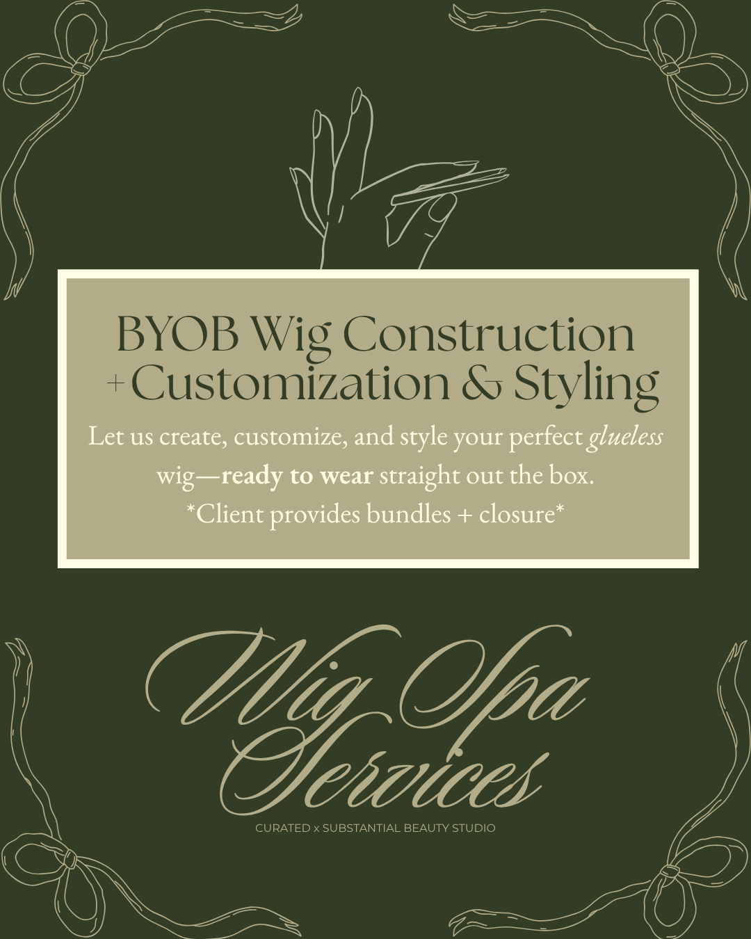 BYOB Wig Construction + Customization & Styling